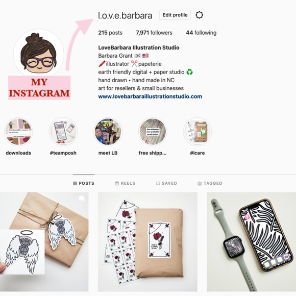 LB032.1 Custom Poshmark Sticker Handmade Shipping Supplies [Price Firm] - Picture 8 of 8